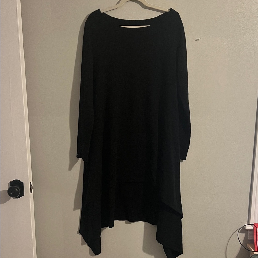 Killstar Black Asymmetrical Long Sleeve Dress